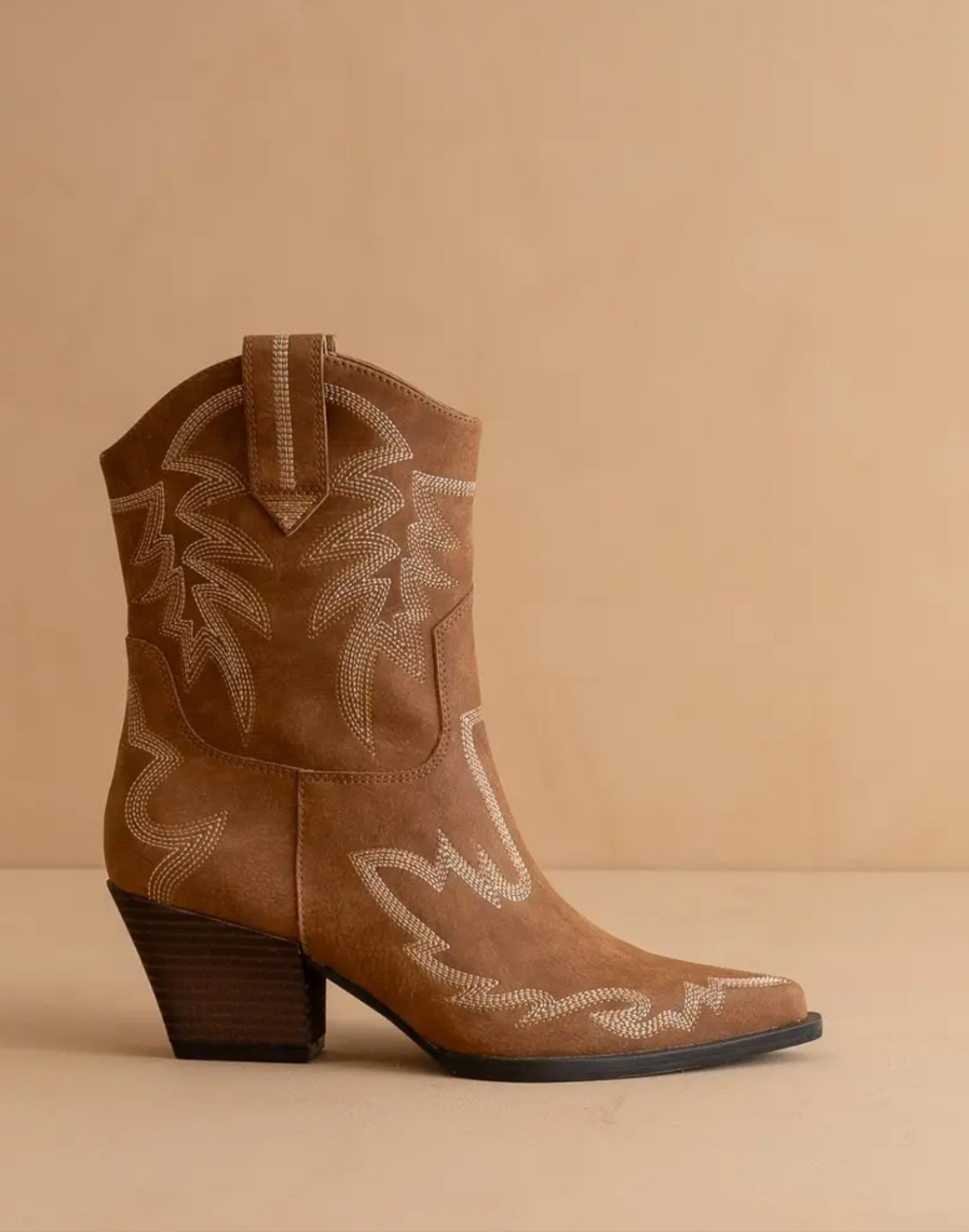 The Nantes Brown | Western Embroidered Cowboy Boot