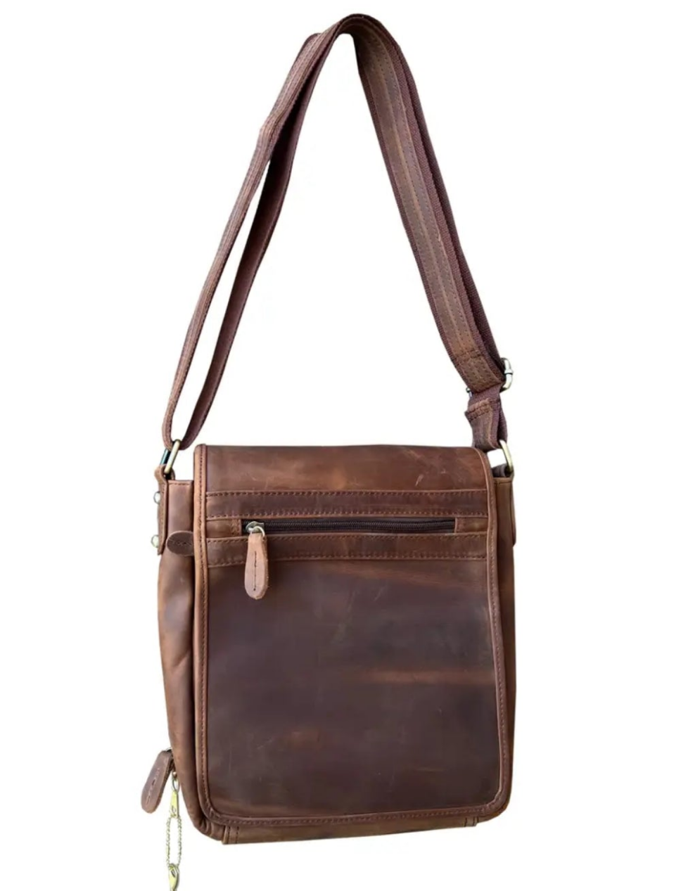 Vintage Leather Crossbody Shoulder Bag