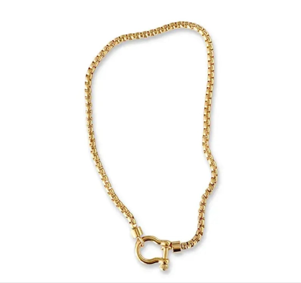 Lucky Me Horseshoe Toggle Necklace Waterproof