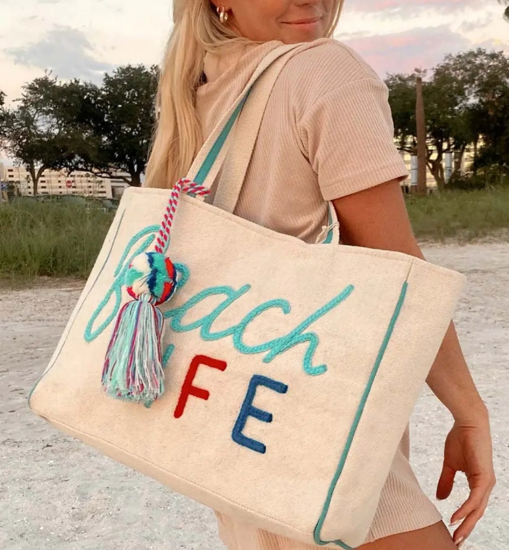 Beach Life Tote Beach Bag