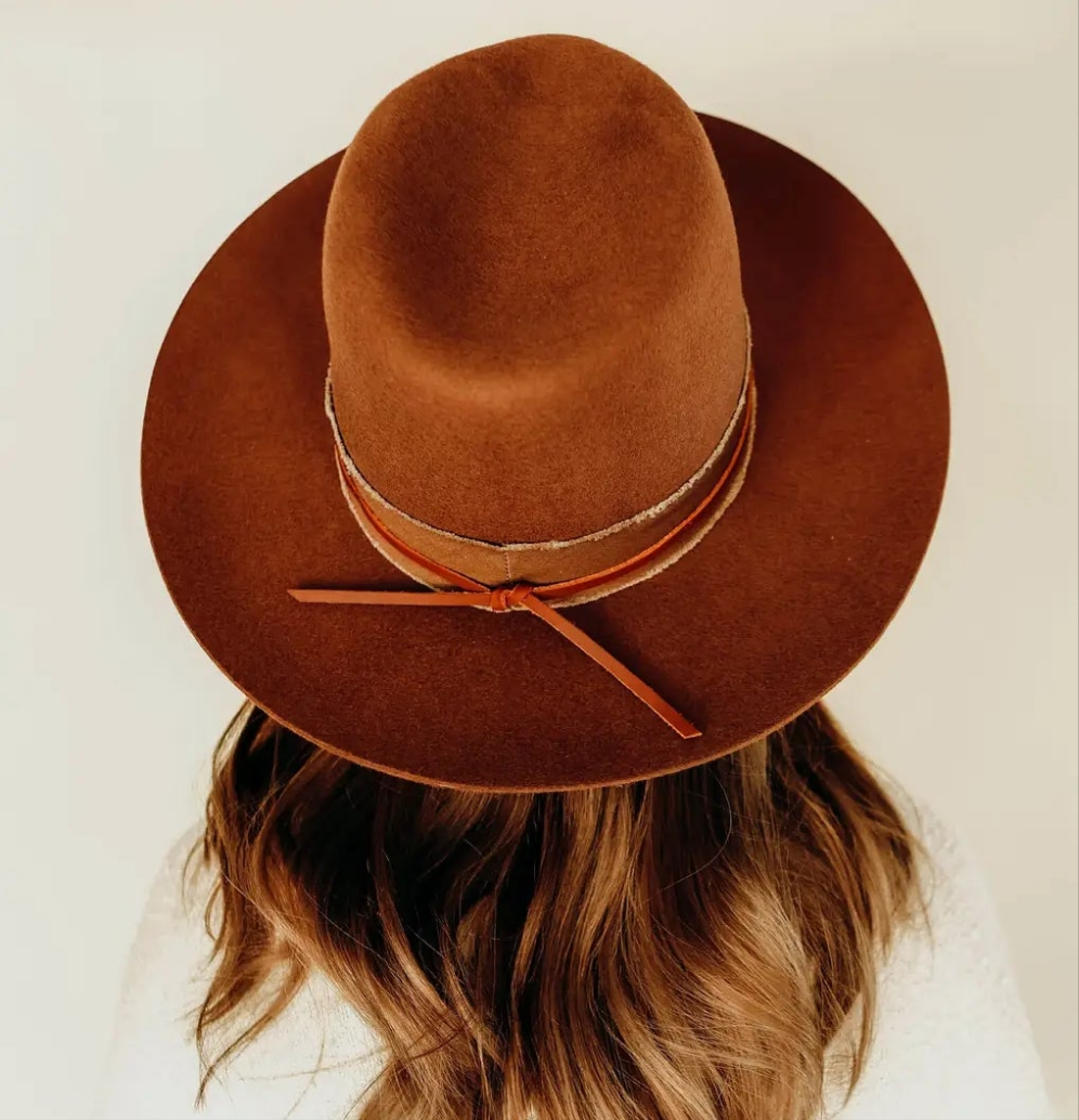 Wide Brim Australian Wool Felt - Style Jawa