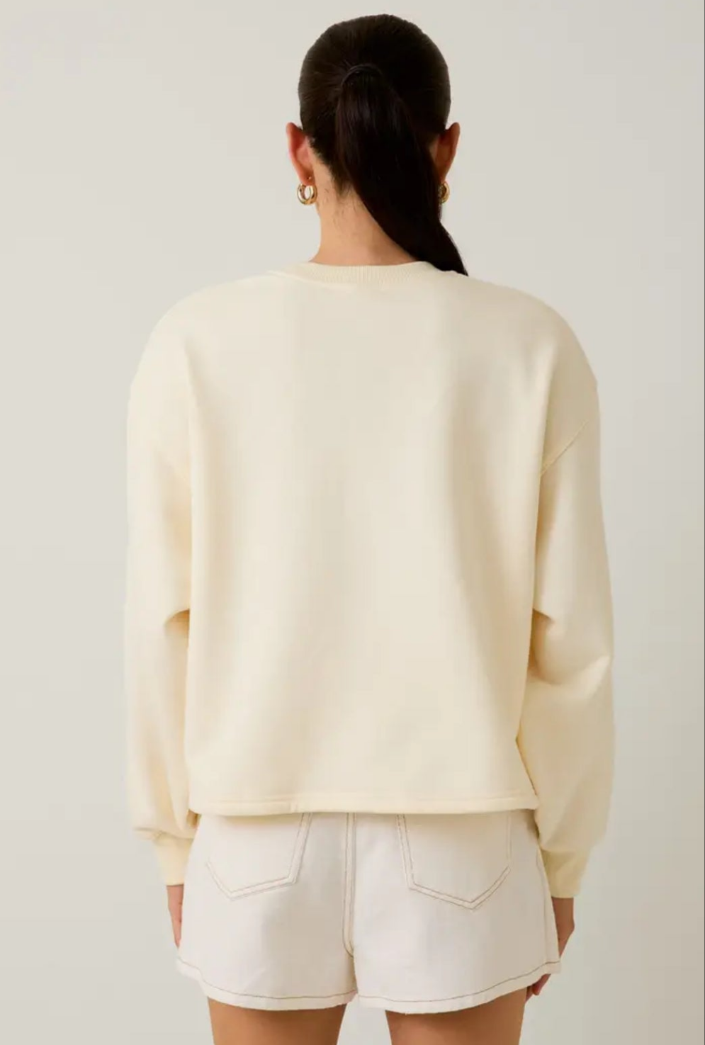 Crew Neck `'let's Go Girls' Sweatshirt