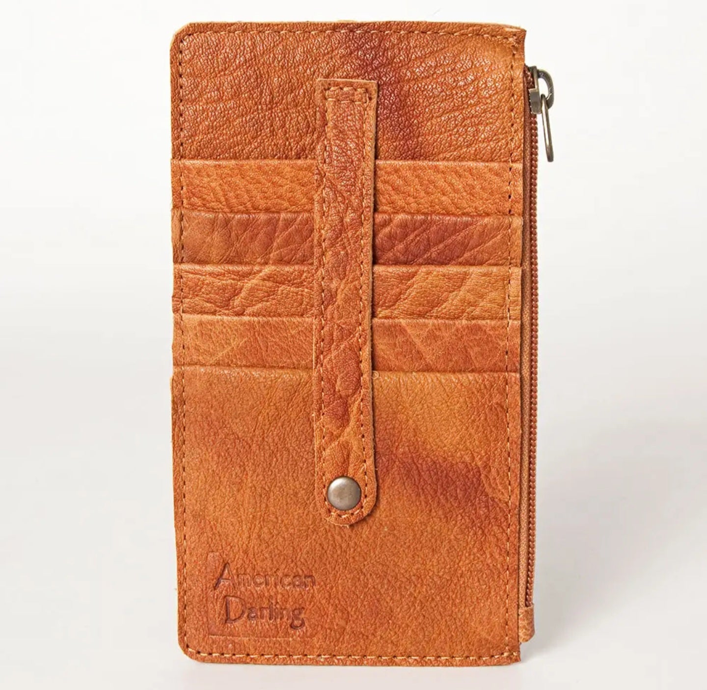 American Darling Genuine Western Leather Card-Holder Wallet