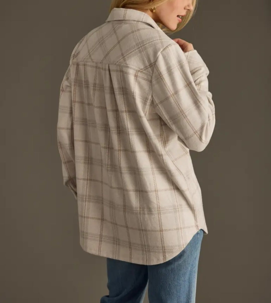 Soft Plaid Button Up Shirt