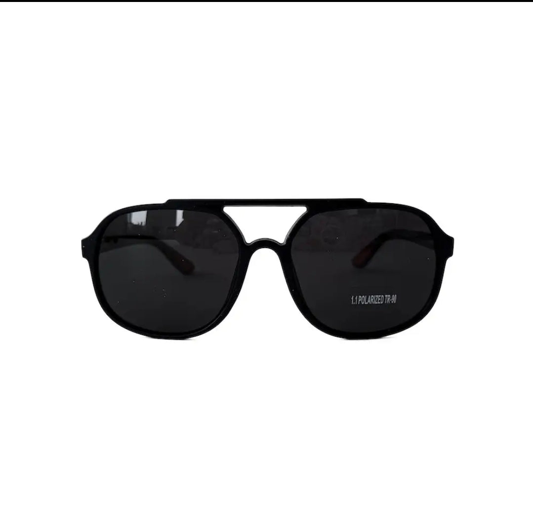 Amber Aviator Sunglasses