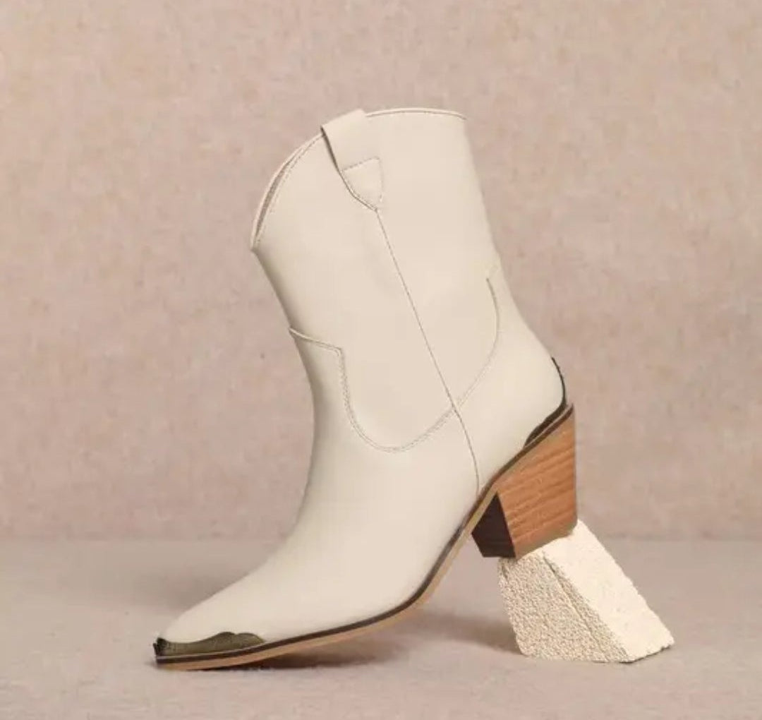 Beverly Cowboy Ankle Boots