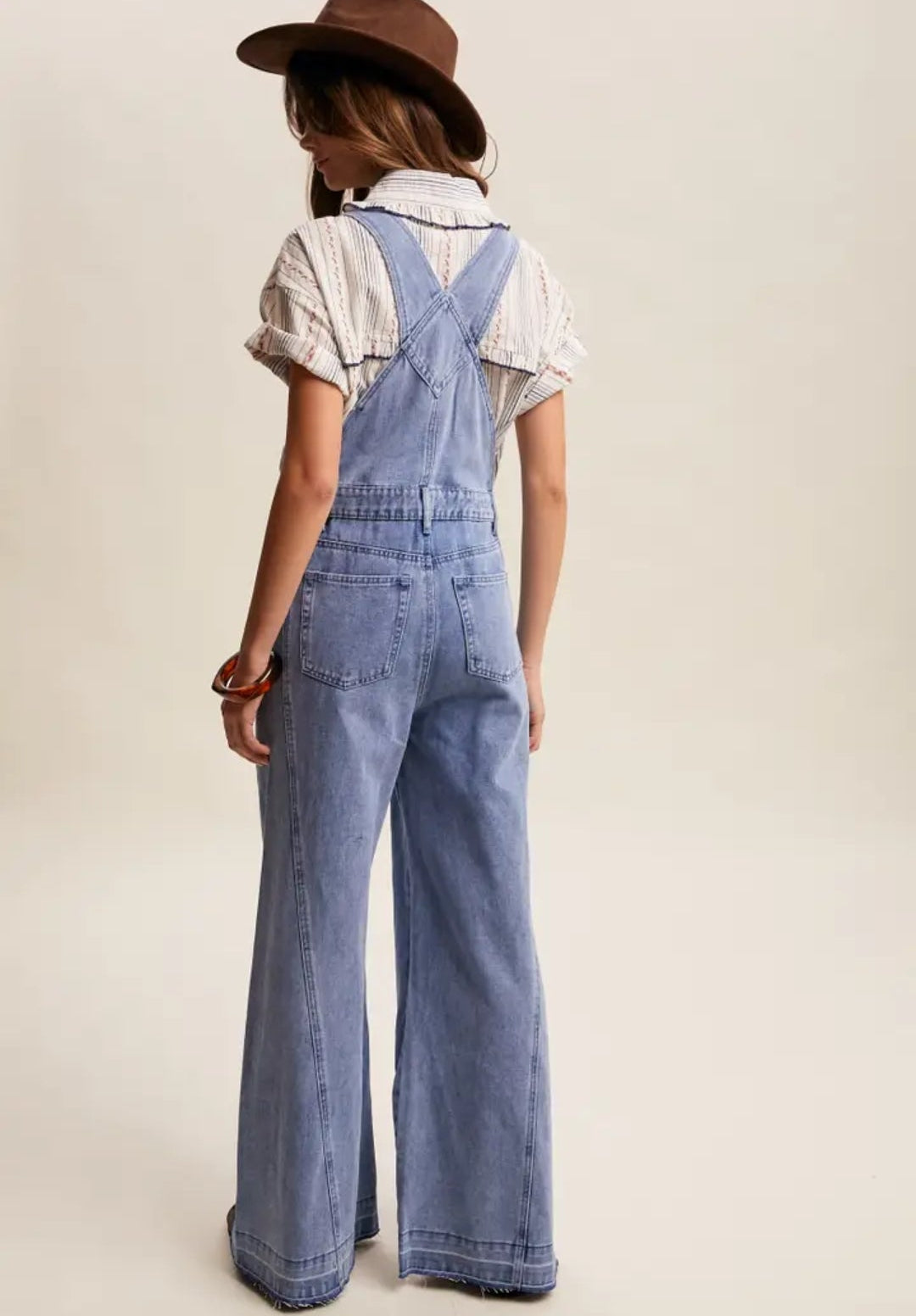 Wide-Leg Denim
Overalls