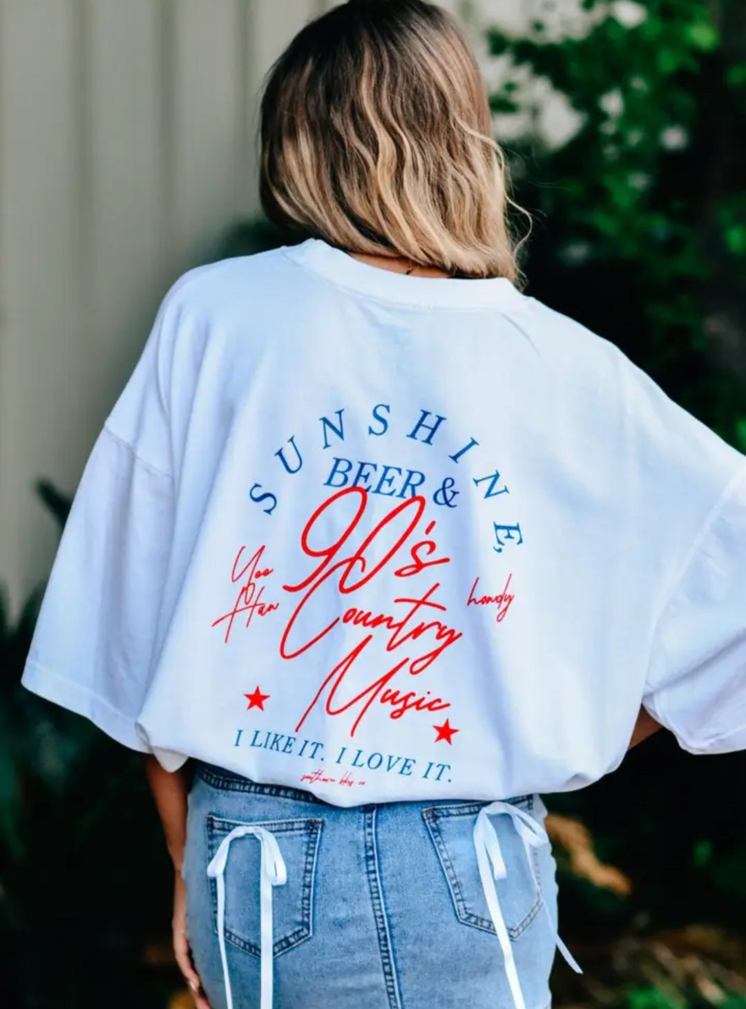 90s Country Mock Neck Tee