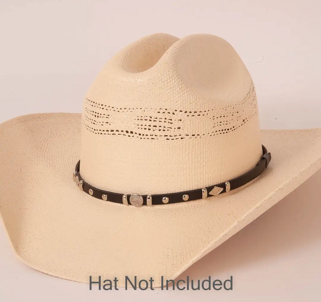 Rawlins Silver Studs Hat Band