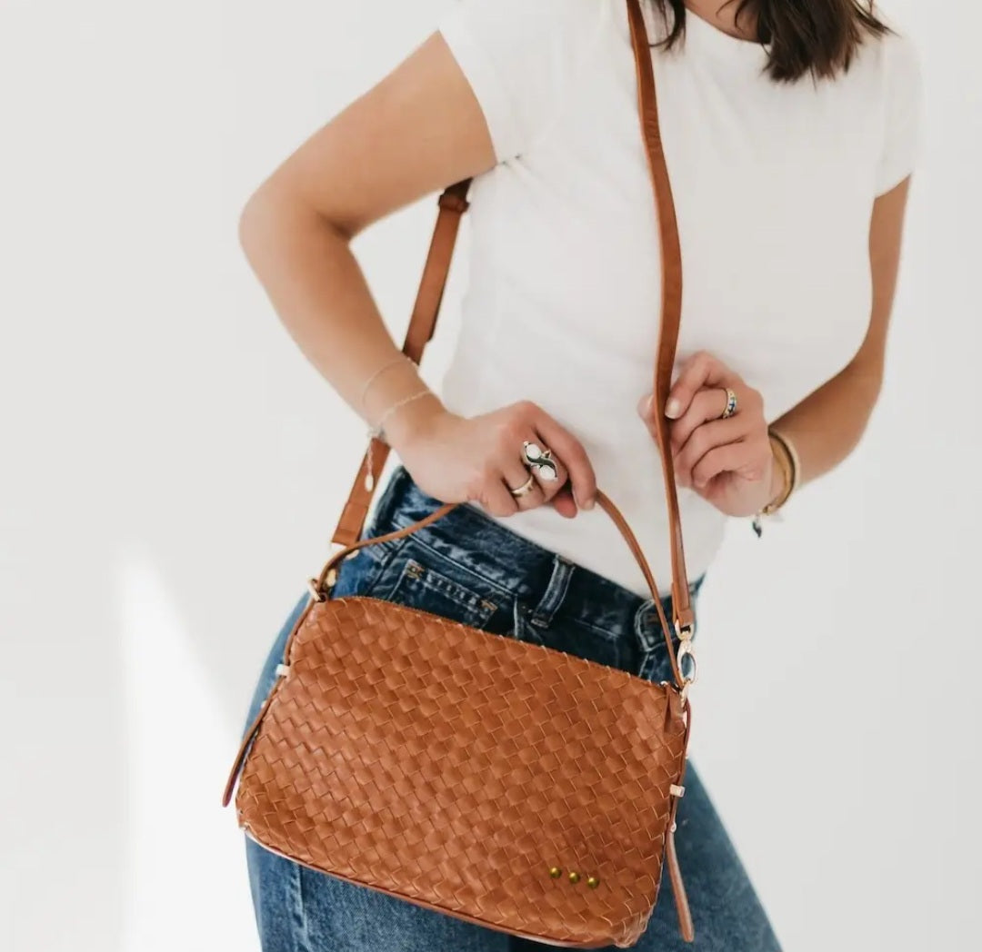 Harper Hobo Woven Shoulder Bag