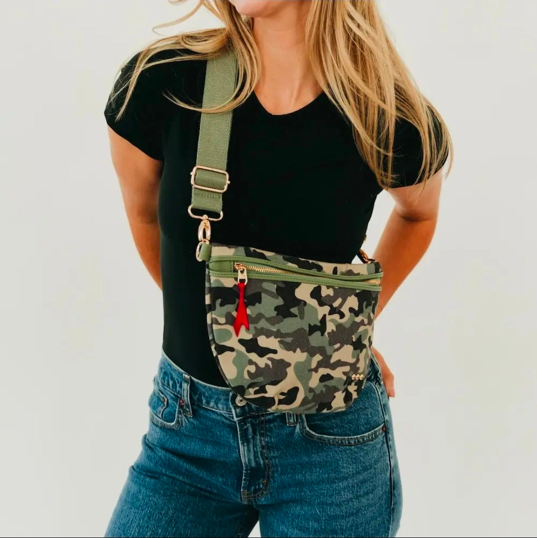 Callahan Canvas Printed Bum Bag