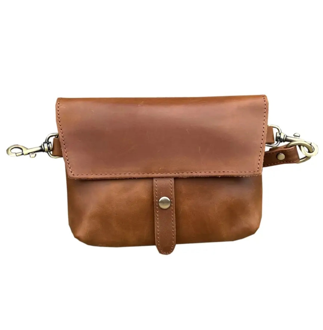 Crazy Horse Genuine Leather Crossbody
