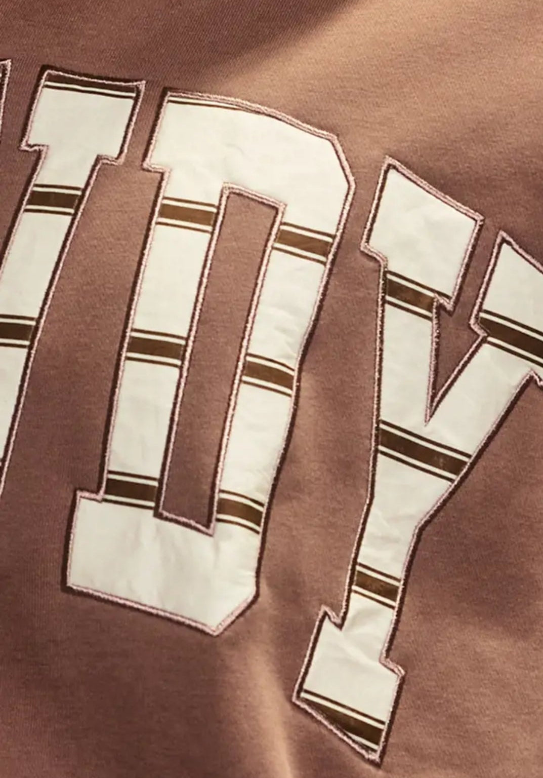 'Howdy' Mock-Neck Sweatshirt