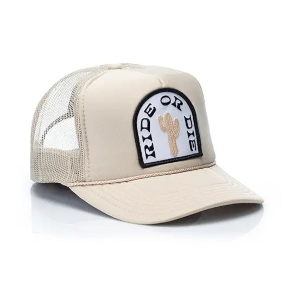 Ride or Die Patch Trucker Hat