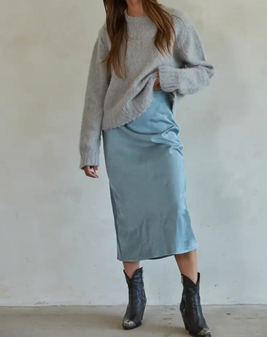 Knit Sweater Crew Neck Pullover