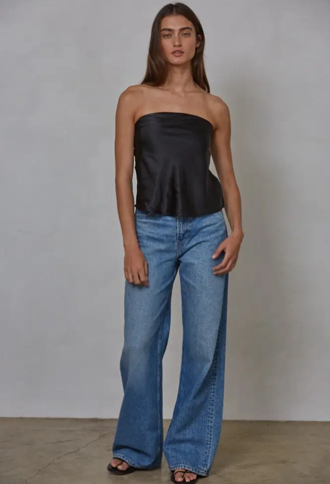 Satin Tube Top