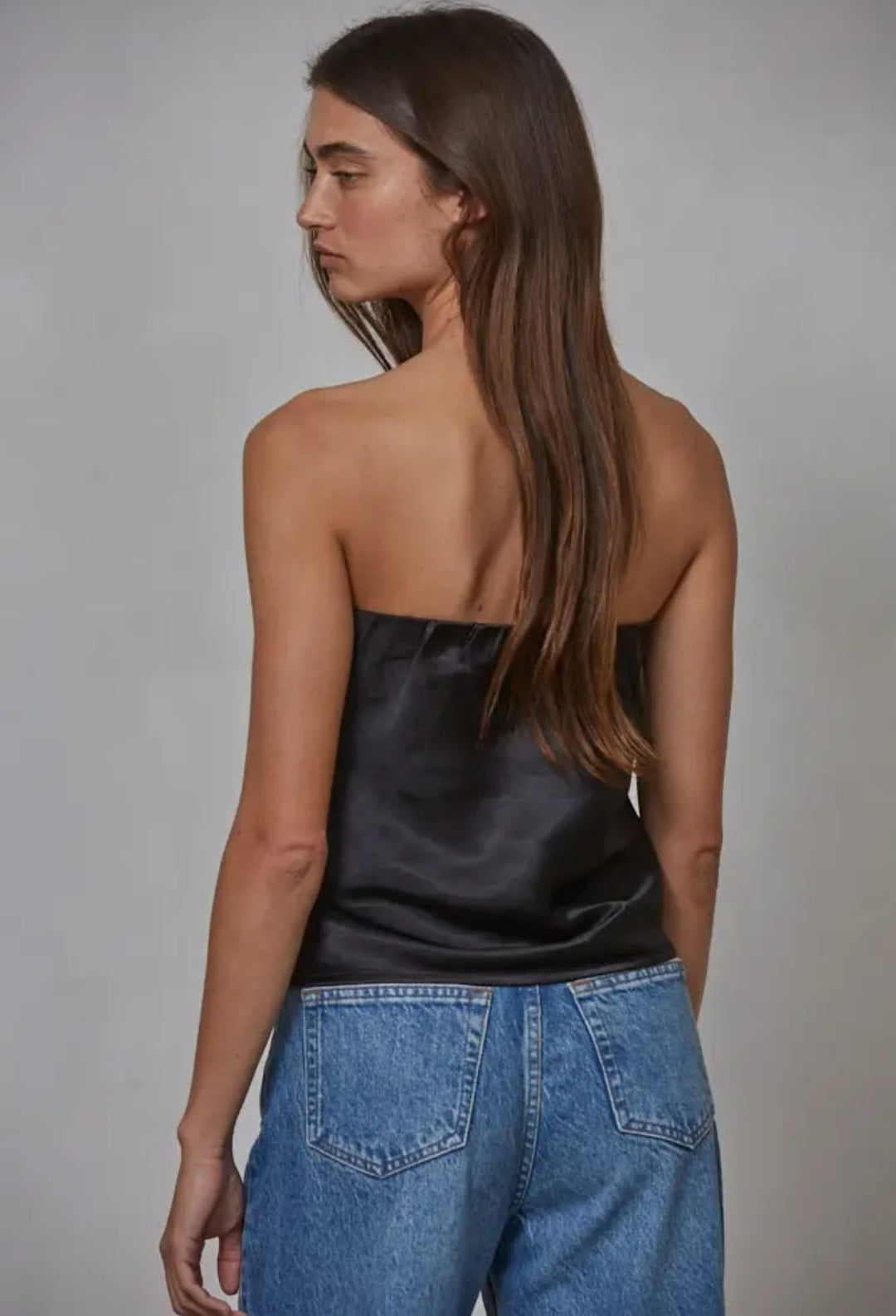 Satin Tube Top