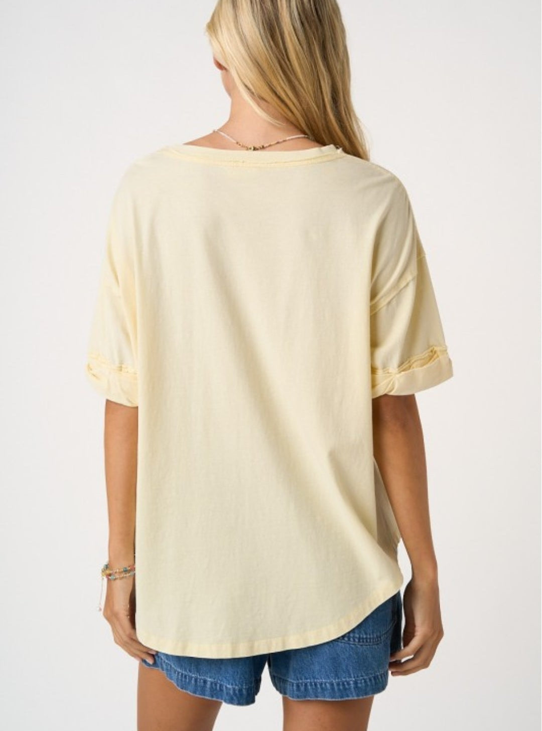 COWBOY BOOT PATCHWORK SHORT SLEEVE TOP