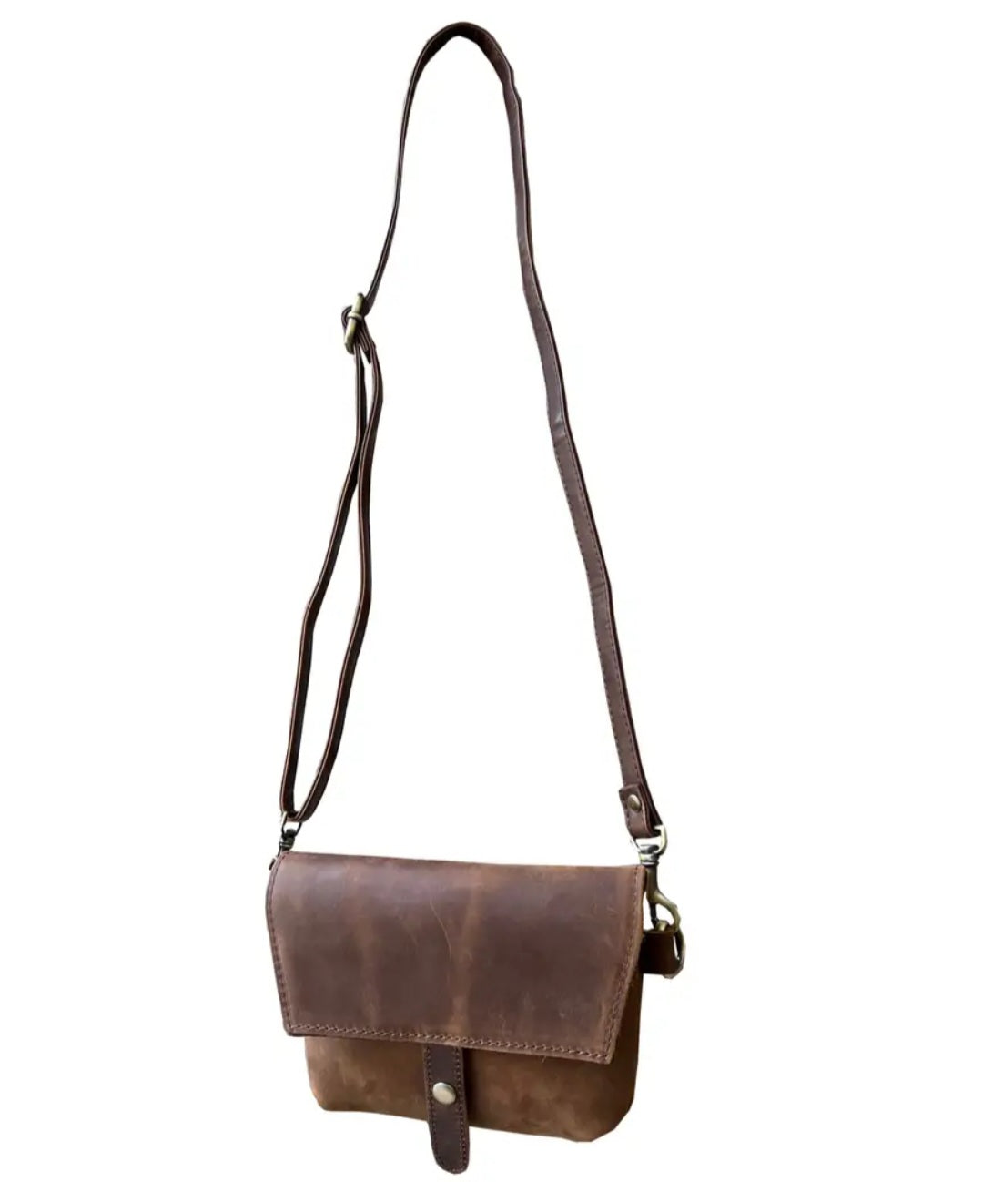 Crazy Horse Genuine Leather Crossbody