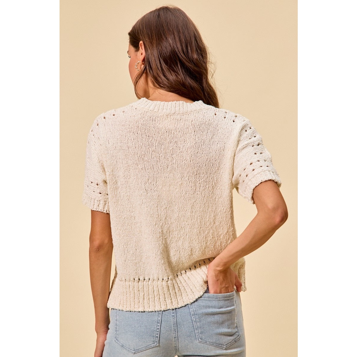 The Flying Duck Short Sleeve Sweater