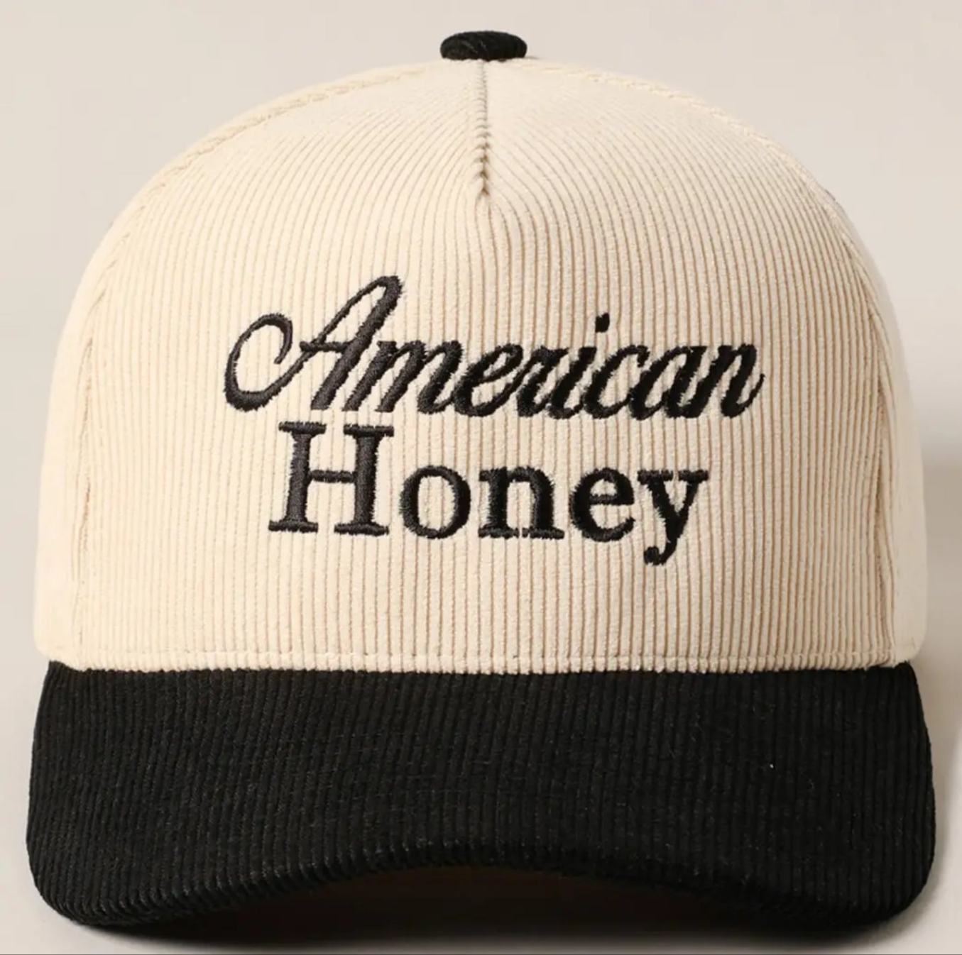 American Honey Corduroy Trucker Baseball Cap