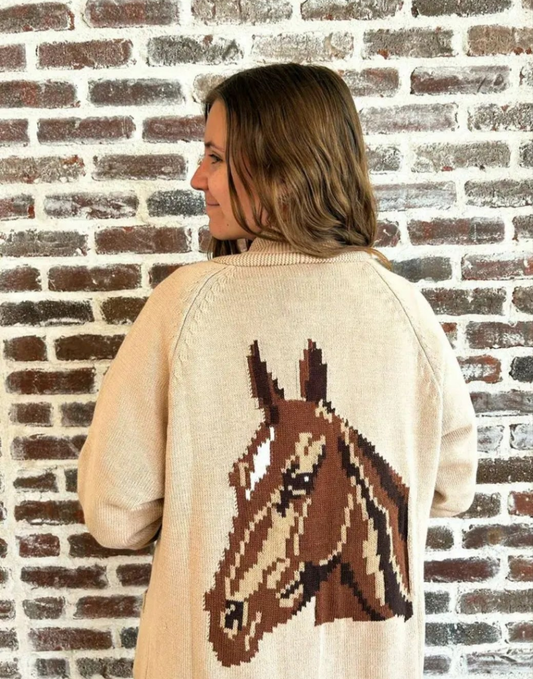 Equine Embrace Knit Horse Sweater