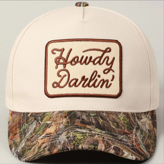 Howdy Darlin' Embroidery Patch Cap