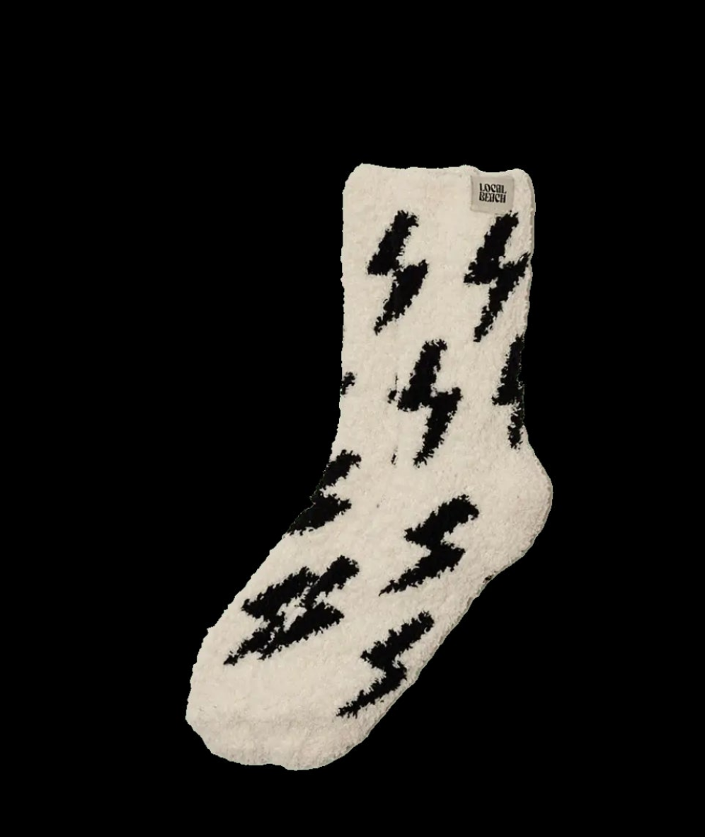 Local Beach Bow Cozy Socks