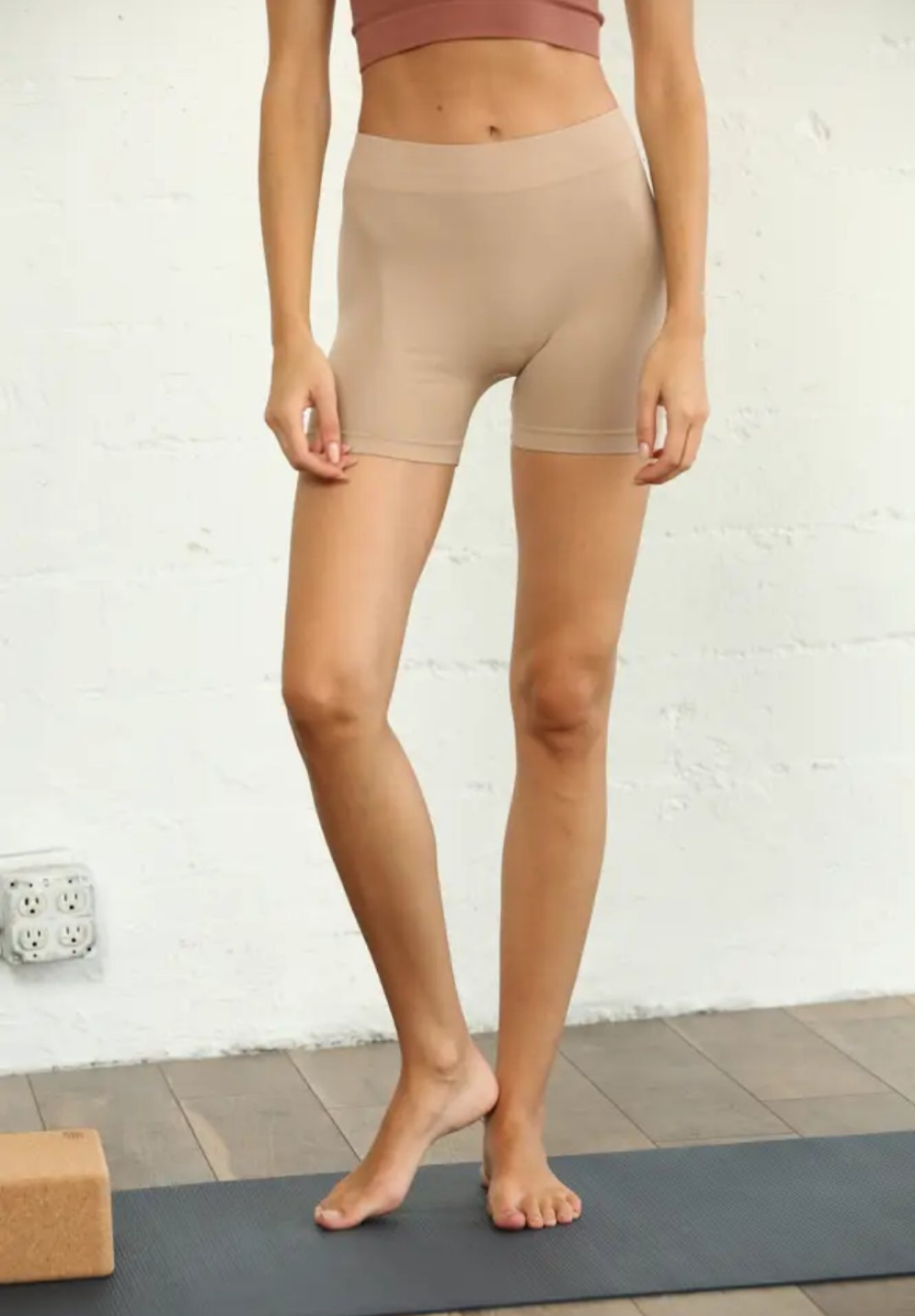 Minimalist Seamless Activewear Mini Shorts