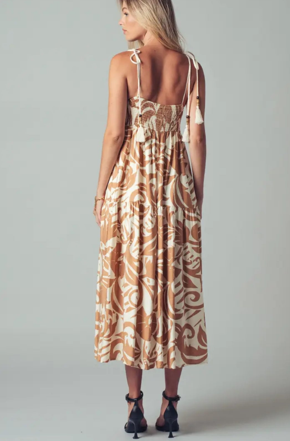Crochet Lace Tiered Dress