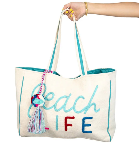 Beach Life Tote Beach Bag