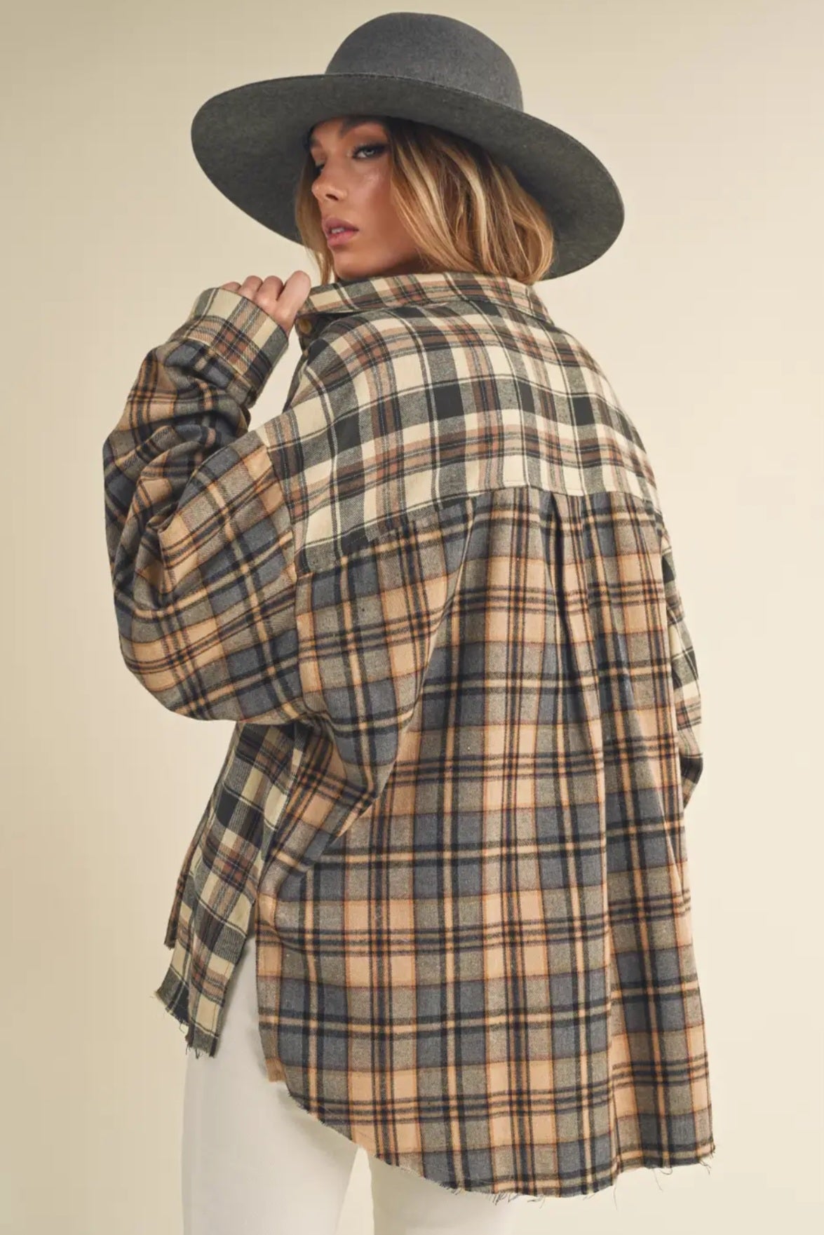 Noelle Light Weight Flannel Shirt