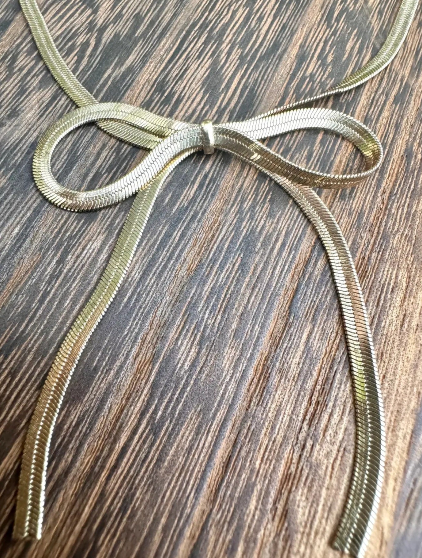 Bow Ribbon Necklace