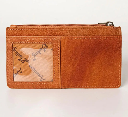 American Darling Genuine Western Leather Card-Holder Wallet