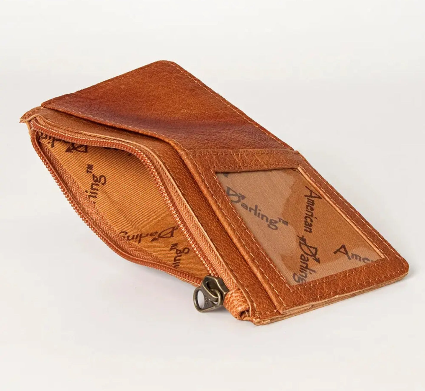 American Darling Genuine Western Leather Card-Holder Wallet