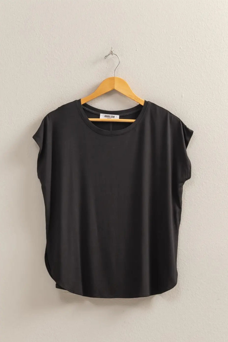 Dolman Sleeve Top with Round Neck