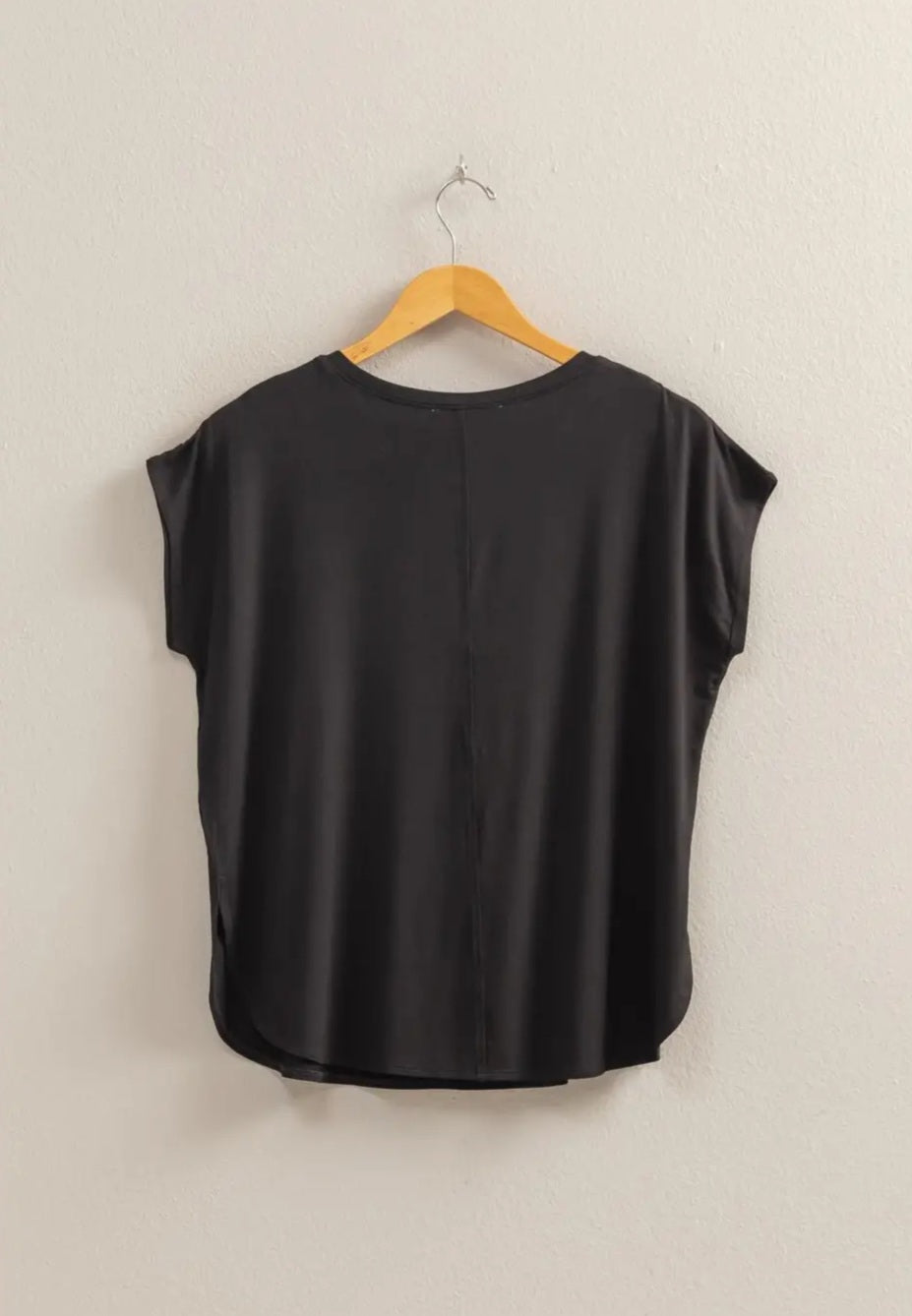 Dolman Sleeve Top with Round Neck