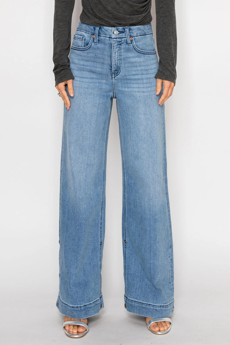 Transformer Tummy Control Wide Leg Jeans