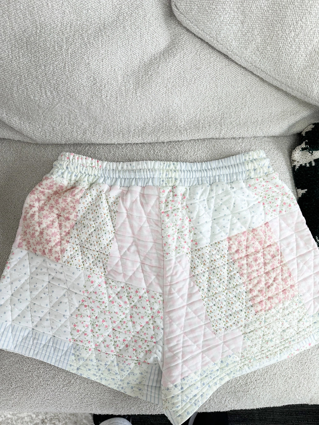 Quilted Pastel Shorts