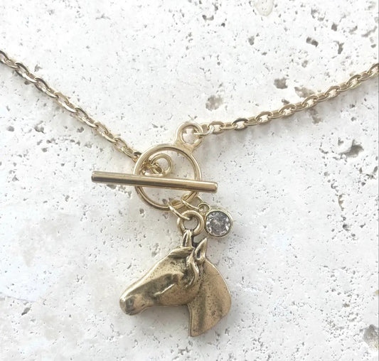 Derby Horse Necklace