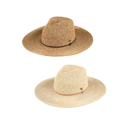 Pattern Panama Hat