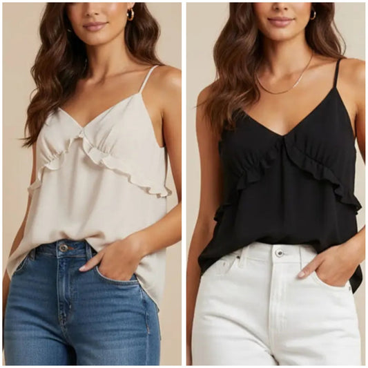Ruffled Cami Top