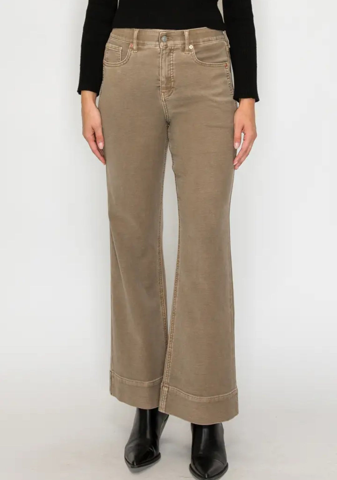 High Rise Stretch Holly Flare Tummy Control