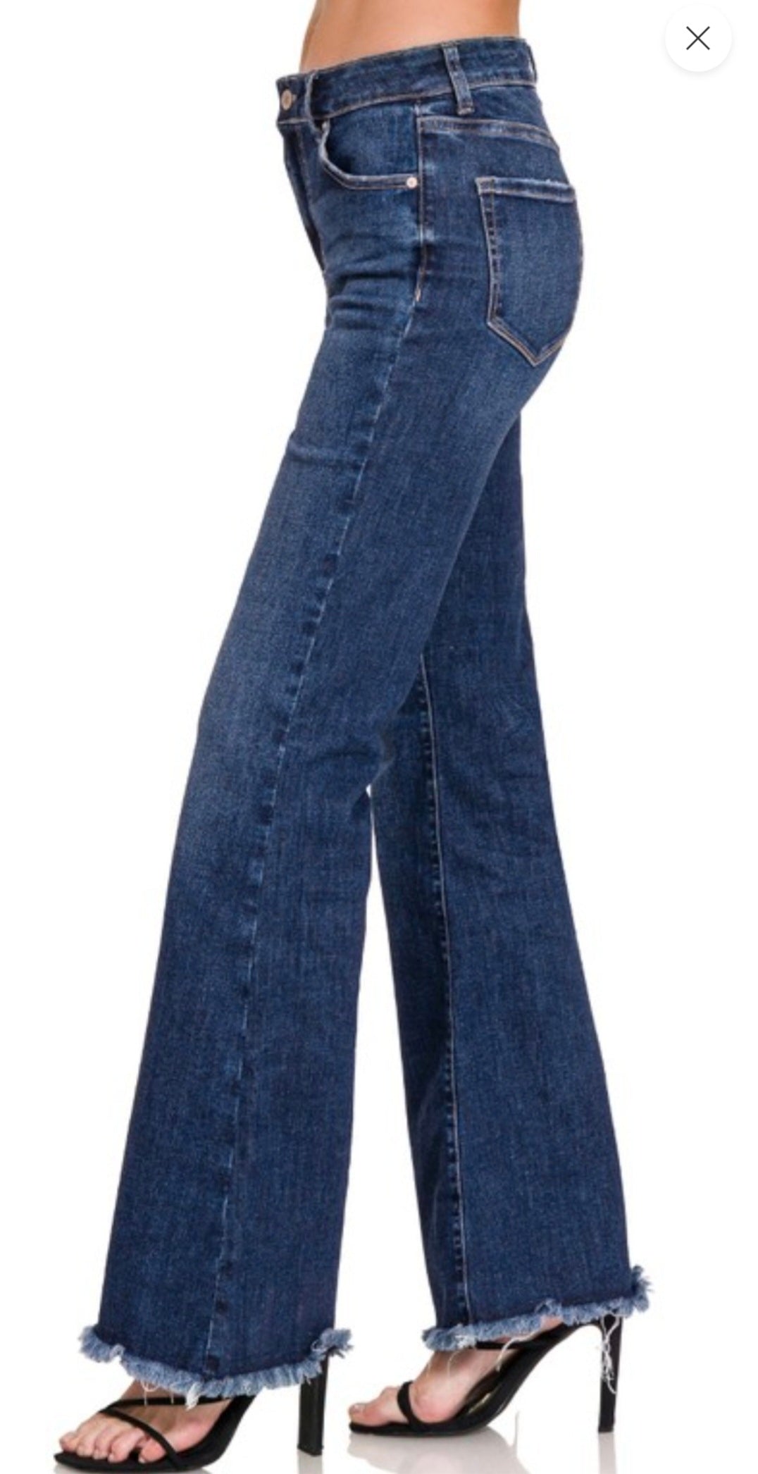 High Rise Bell Bottom Jeans