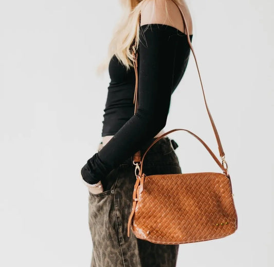 Harper Hobo Woven Shoulder Bag