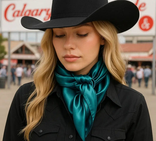 Solid Teal Wild Rag / Scarf