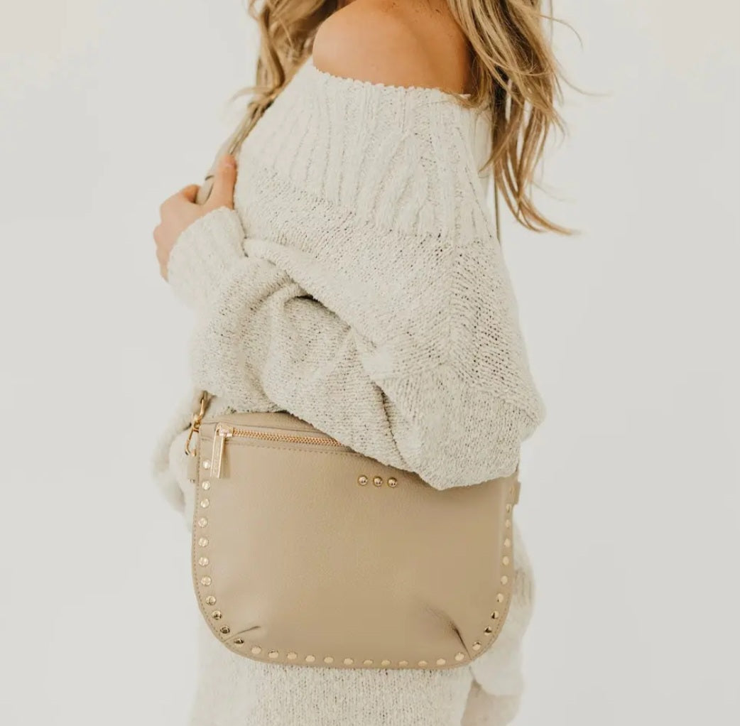 Pebble Sabrina Studded Bum Bag