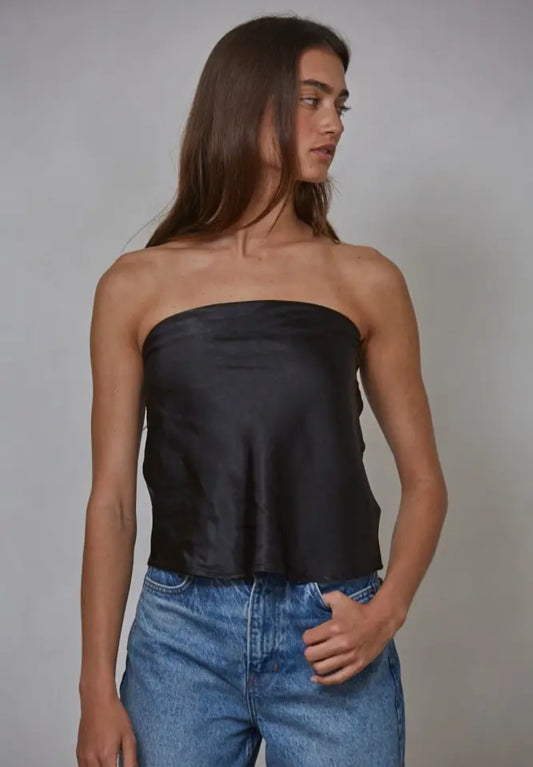 Satin Tube Top