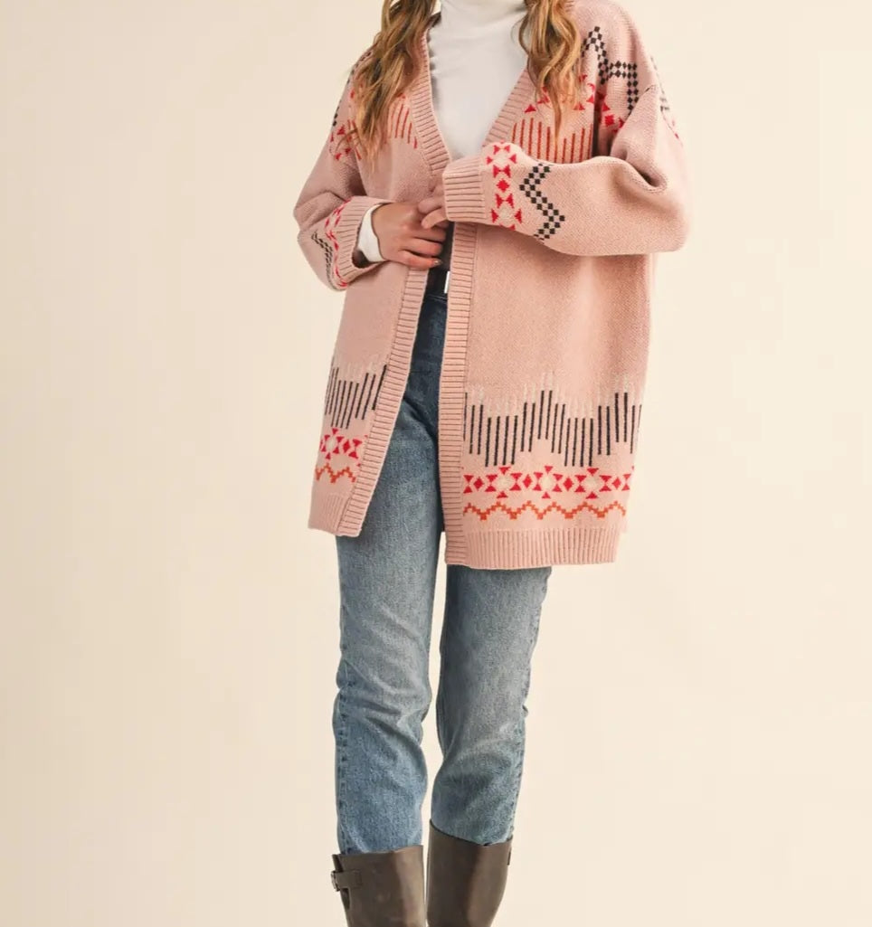 Western Horse Sweater Cardigan