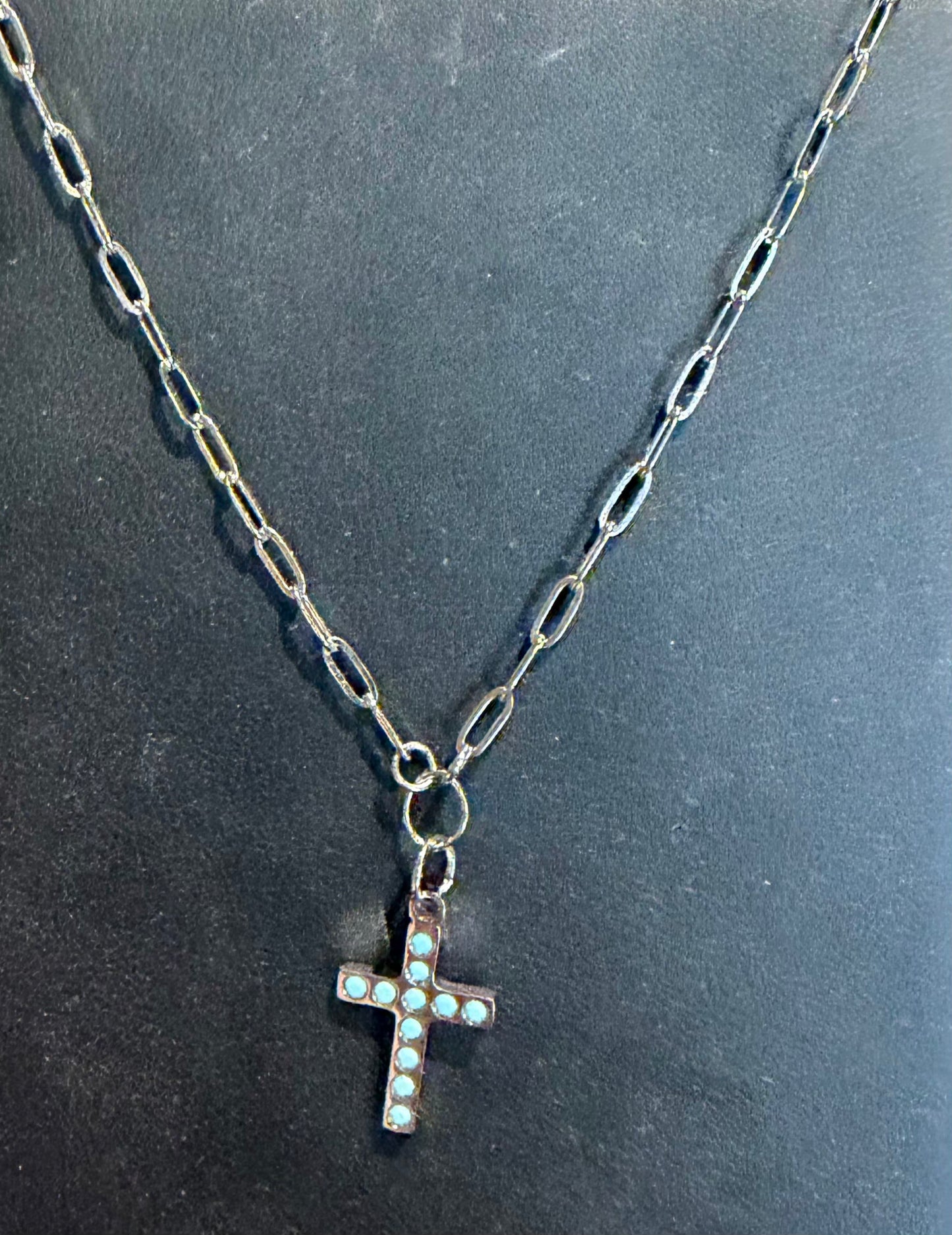 Silver Paperclip Chain Necklace
